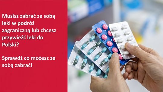 Przewóz leków przez granicę