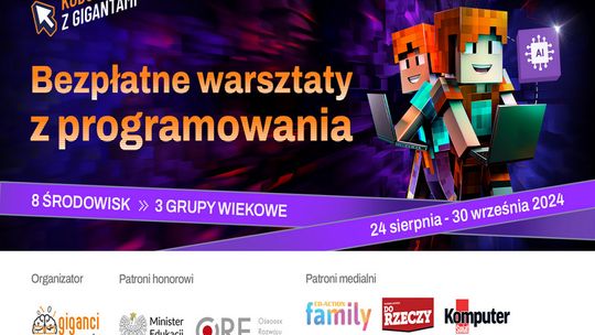 Przeżyjmy razem Cyber Przygodę w świecie sztucznej inteligencji - 15. edycja Koduj z Gigantami wystartowała!