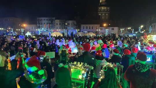 Rozświetlona inauguracja świąt w Gryficach