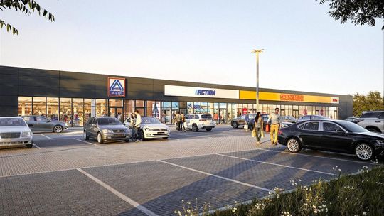Scallier rozwija portfel retail parków. Realizuje nową inwestycję w Bolesławcu