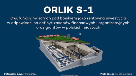 Schron publiczny za 1 000 zł na osobę? Prezentacja ORLIK S-1 na Defence24 Days