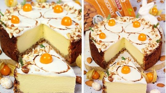 Sernik mango z bakaliami