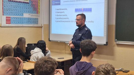 Spotkania z Młodzieżą w Ramach Obchodów Europejskiego Dnia Walki z Handlem Ludźmi