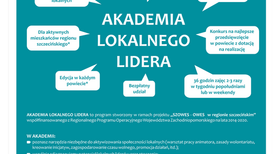 Startujemy z AKADEMIĄ LOKALNEGO LIDERA!