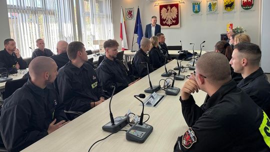 Strażacy OSP z gminy Gryfice nagrodzeni za świetne wyniki w zawodach powiatowych