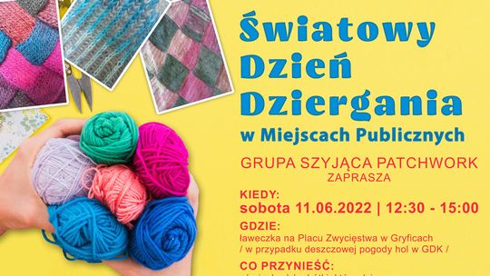 Światowy Dzień Dziergania w Miejscach Publicznych