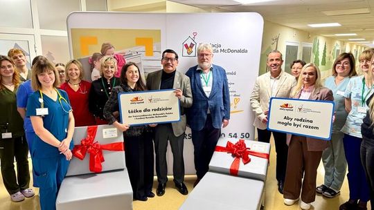 Szpital Specjalistyczny w Kościerzynie z nowymi łóżkami dla rodziców leczonych dzieci