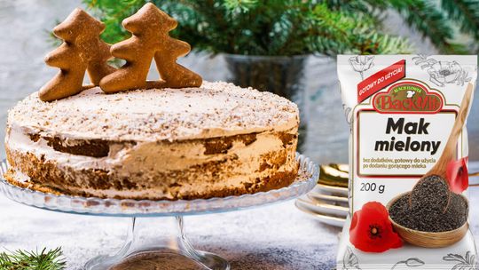 Tort makowo – piernikowy