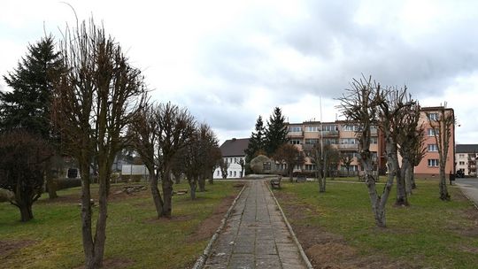 Trwają prace porządkowe na placu przy obelisku w Płotach!