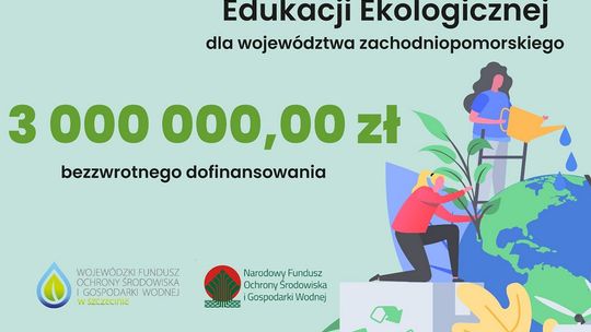 Trzy miliony złotych na eko-edukację – trwa nabór wniosków