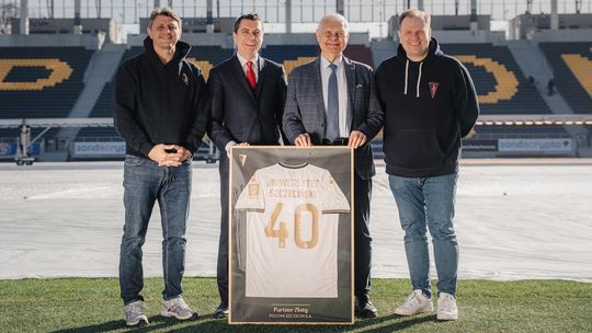 Uniwersytet Szczeciński dołączył do grona Partnerów Pogoni Szczecin jako Partner Złoty