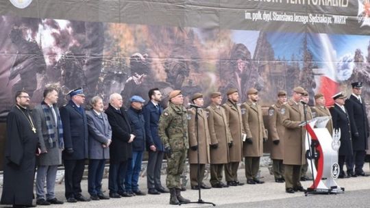 Uroczysta przysięga wojskowa żołnierzy WOT