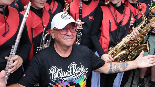 Uroczyste odsłonięcie muralu WOŚP w Gryficach