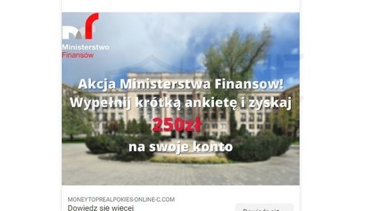 Uwaga na fałszywe reklamy z wizerunkiem MF
