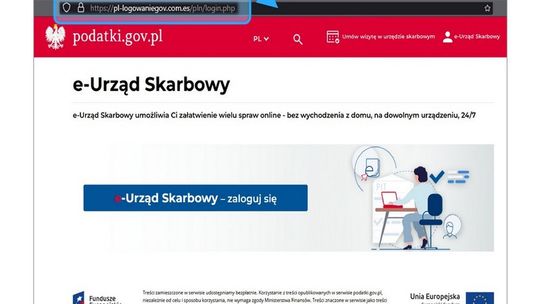 Uwaga: Oszuści podszywają się pod Ministerstwo Finansów i urząd skarbowy