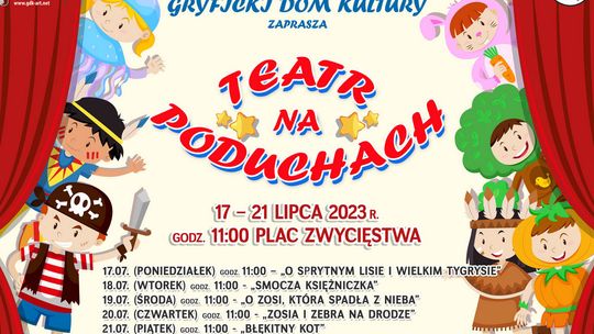 WAKACJE Z GDK – „TEATR NA PODUCHACH” 17.07. (poniedziałek) godz.11,00