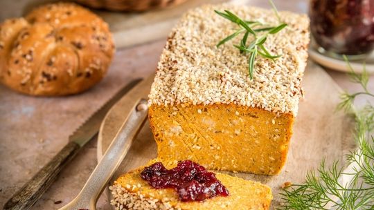 Wege pasztet z konfiturą z żurawiny