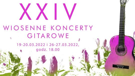 Wiosenne Koncerty Gitarowe na żywo w Zamku już w ten weekend!