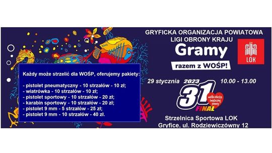 WOŚP zagra na strzelnicy