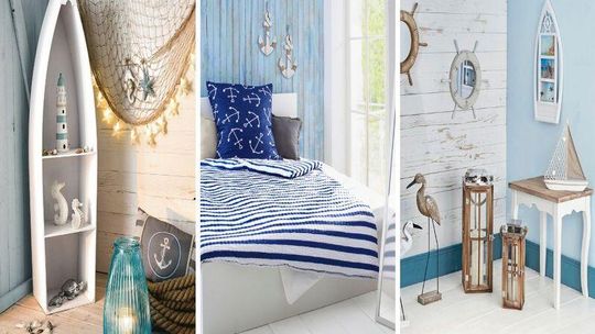 Wprowadź fale do wnętrza: metamorfoza sypialni w stylu morskim