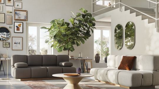 Wspólna przestrzeń dla pary, która zamieszkała razem