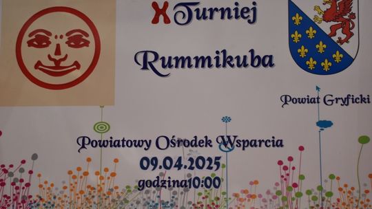 X edycja Turnieju Rummikuba organizowana przez Powiatowy Ośrodek Wsparcia w Gryficach