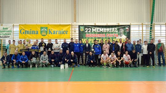 XXII MEMORIAŁ GRZEGORZA FRYTA- WYNIKI