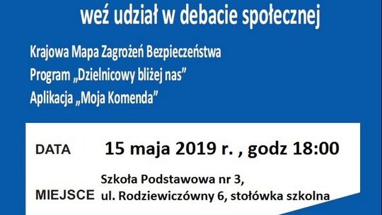 Zaproszenie na debatę społeczną
