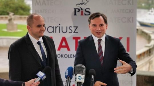 Zbigniew Ziobro udzielił poparcia startującemu do Sejmu Dariuszowi Mateckiemu