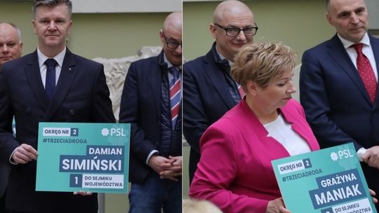 Zygmunt Dziewguć nie startuje  Damian Simiński liderem listy