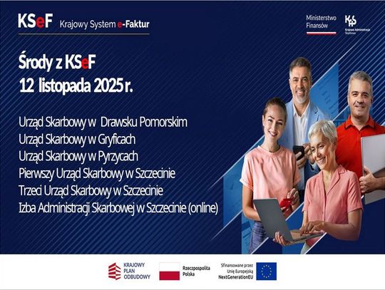 12 listopada 2025 r. kolejna „Środa z KSeF" w Zachodniopomorskiem