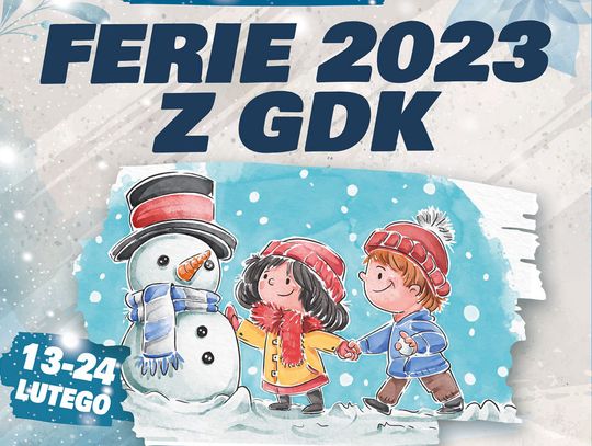 „BEZPIECZNE FERIE 2023” w GRYFICKIM DOMU KULTURY i ŚWIETLICACH WIEJSKICH