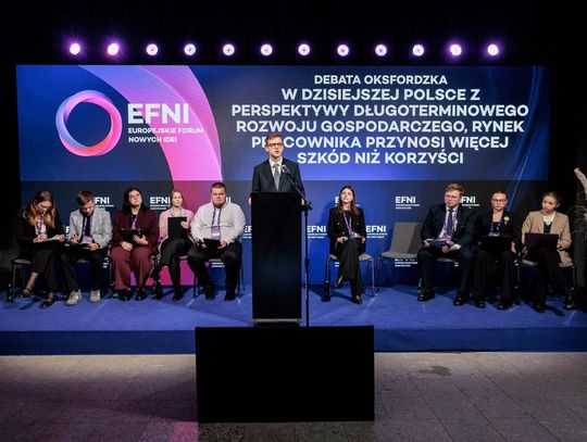 Debata oksfordzka na EFNI 2025 w Sopocie: rynek pracownika - przeszkoda czy motor rozwoju?