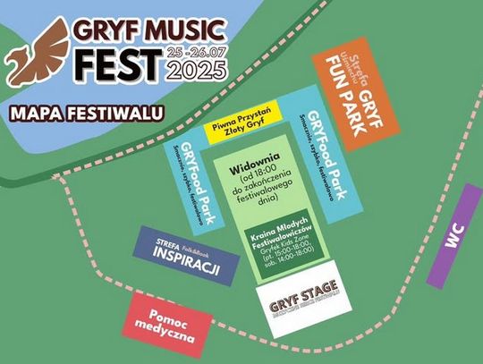 Dokładnie ZA TYDZIEŃ startuje GRYF MUSIC FEST 2025 – czyli Dni Gryfic w zupełnie nowej, festiwalowej odsłonie!