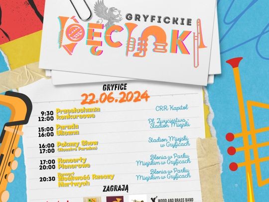 Festiwal Orkiestr Dętych – IV GRYFICKIE DĘCIAKI!
