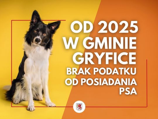 Gmina Gryfice nie będzie już pobierała podatku od posiadania psa