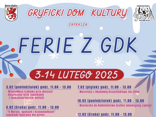 Gryfice: Ferie zimowe czas start!