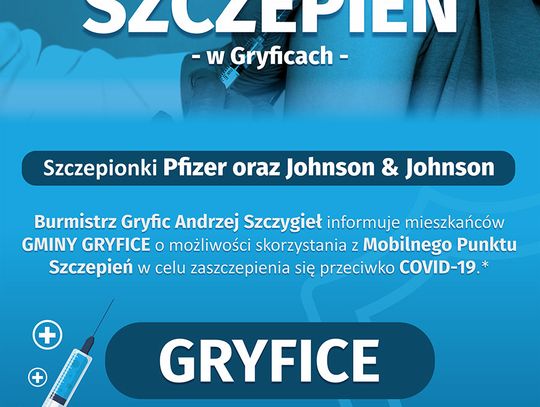 Gryfice: Mobilny Punkt Szczepień