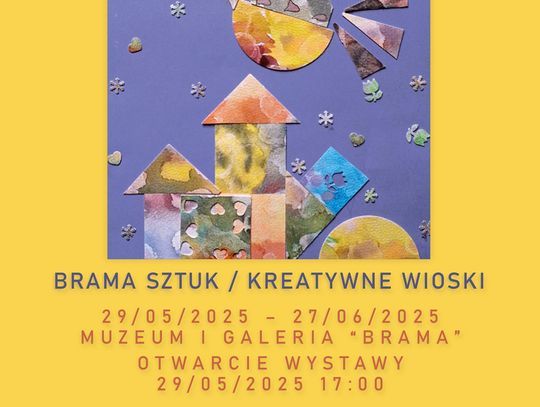 Gryficki Dom Kultury zaprasza na wystawę „Twórczość Dziecięca – Brama Sztuk / Kreatywne Wioski”.