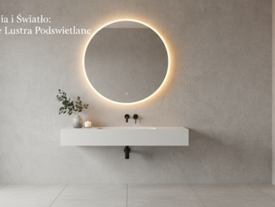 Harmonia i Światło: Okrągłe Lustra Podświetlane Harmonia i Światło: Okrągłe Lustra Podświetlane