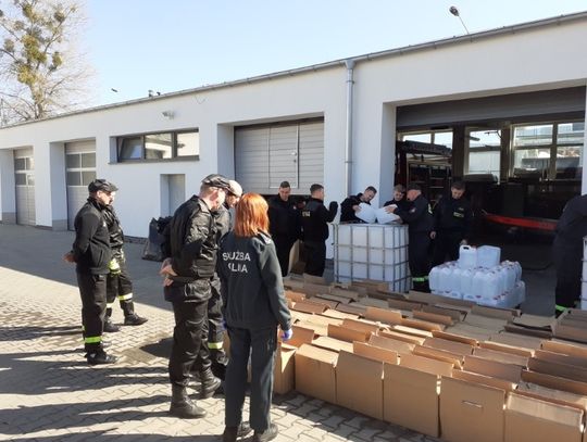 Kolejny nielegalny alkohol przerobiony na środki odkażające 