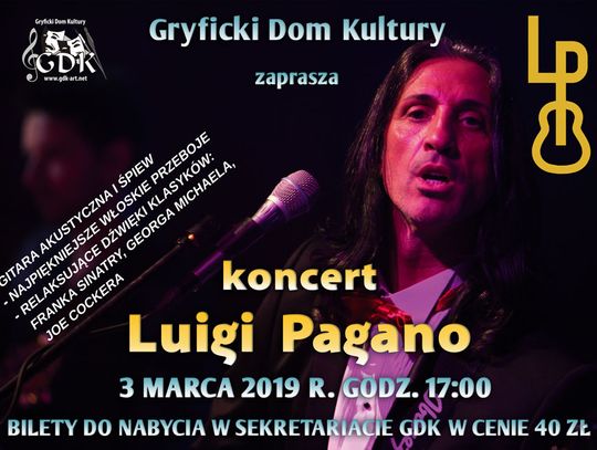 Koncert LUIGIEGO PAGANO w GDK