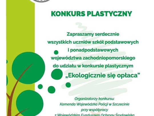 KONKURS PLASTYCZNY - "EKOLOGICZNIE SIĘ OPŁACA"