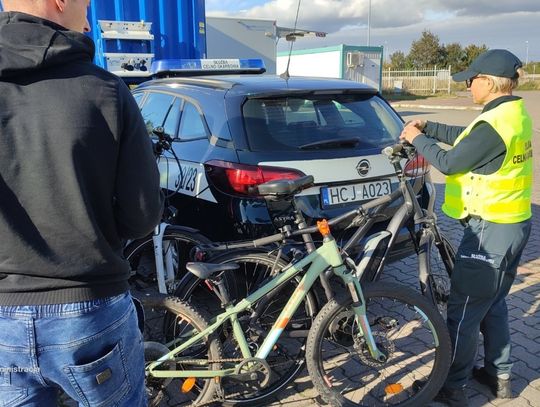 Kradzione rowery elektryczne znalezione w skontrolowanym busie