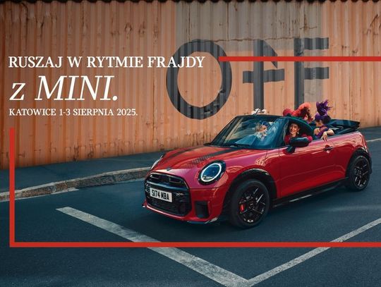 MINI partnerem tegorocznej edycji OFF Festival w Katowicach.