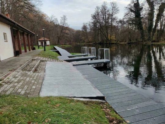 Modernizacja pomostów przystani kajakowej w Gryficach zakończona!