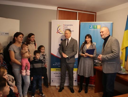 Nowogard: Dary dla uchodźców z Ukrainy