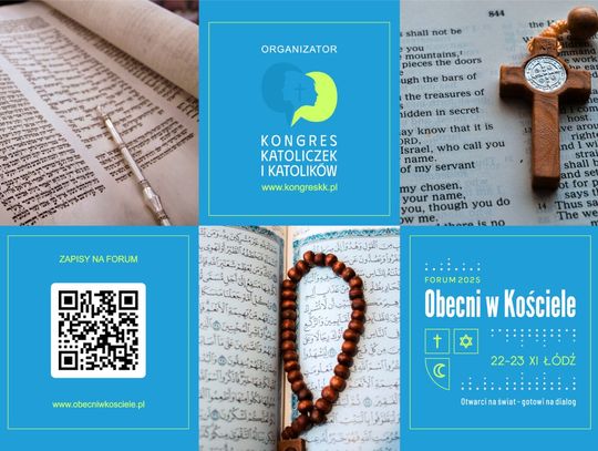 Obecni w Kościele — z sercem otwartym na świat.  IV Forum Kongresu Katoliczek i Katolików już w listopadzie w Łodzi