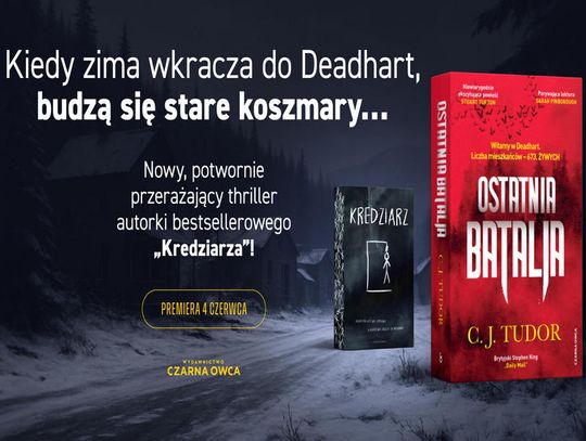Ostatnia batalia   -   C.J. Tudor   Premiera: 4.06.2025 r.