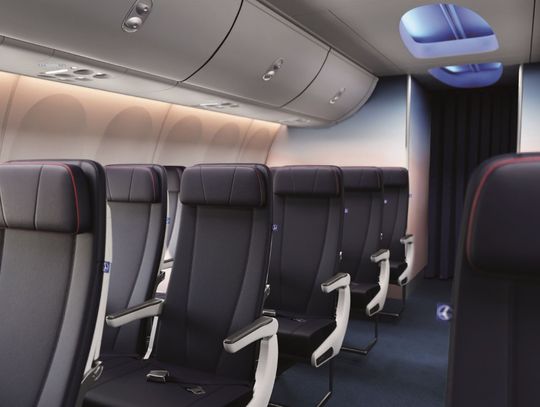 PLL LOT zaprezentowały fotele do nowych samolotów Boeing 737 MAX 8
